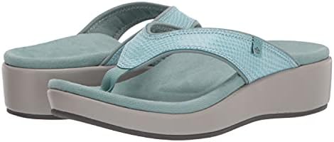 Spenco Women's Weekend Wedge Sandal, Mineral Blue Snake, 9 | Image 6