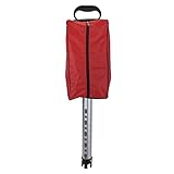 ProActive Sports Deluxe Shag Bag with Aluminum Tube and Storage Pocket (Red)