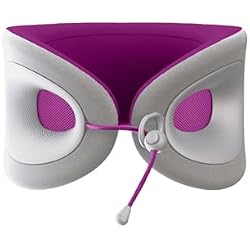 Cabeau Travel Essential Neck Pillow - Fits Most Neck Sizes (11-21 inches) - Evolution X Three Ways to Adjust for Ultimate Comfort on Long Flights (Amethyst)