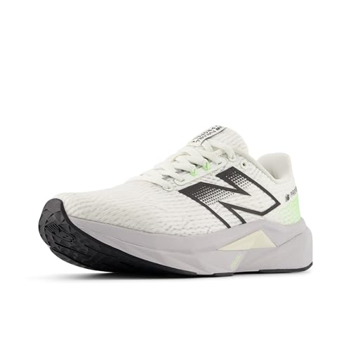 New Balance Women's FuelCell Propel V5 Running Shoe, Sea Salt/Mint Flash/Pearl Grey, 7 M