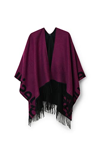Desigual Poncho_logo Paris, 3016 Lilac, Poncho