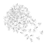 Utilisation polyvalente : convient à différents types d'armoires de meubles que les étagères, les armoires et les armoires de cuisine, offrant plus d'espace de rangement et d'options d'organisation, chevilles d'étagère pour étagères, cheville d'étagère transparente