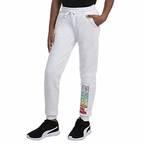 Jogger PUMA blanc ado fille pour le sport et le college - 2