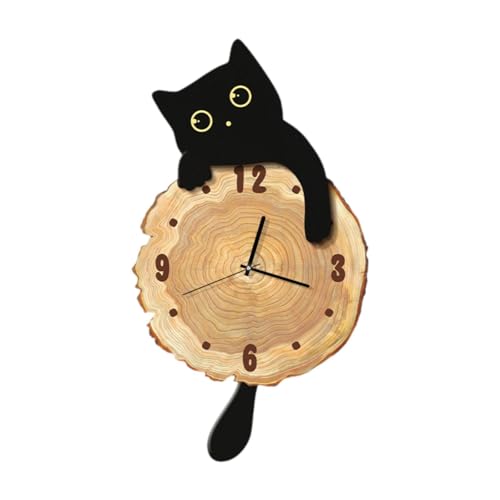 Folpus Reloj de Pared de silencioso, Regalo de inauguración de casa, Colgante, fácil de Montar, Adorno Moderno para el hogar, Cocina, Interior,