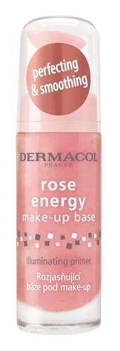 Dermacol Prebase de Maquillaje Rose Energy - 20 ml - Prebase Hidratante que Ilumina y Prepara la Piel para un Maquillaje de Larga Duración, Proporcionando un Acabado Radiante y Fresco.
