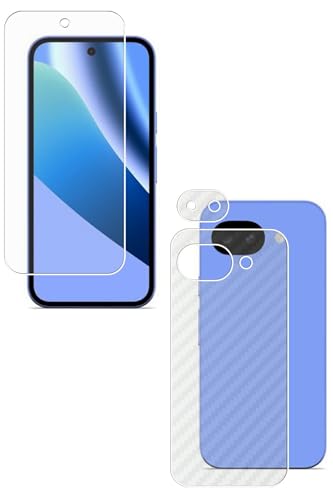 [2���g(���+�w��)] ClearView Google Pixel 10a�p [���� �ڂɗD���� �A���`�O���A �u���[���C�g�J�b�g] �t�� �ی� �t�B�����{�J�[�{���� �w�ʕی�t�B���� ���{��