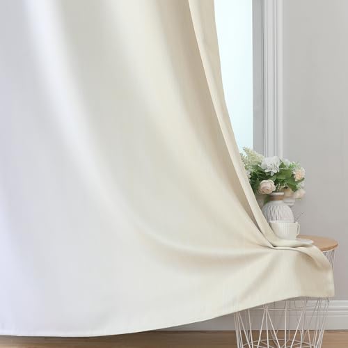 VEHEDE Ombre Farbverlauf Verdunklungsvorhänge Schlafzimmer Gardinen mit Ösen, Thermovorhang Kälteschutz Blickdichte Vorhänge, Wohnzimmer… – Ansicht 5