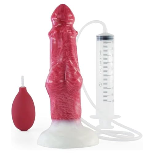 Gode vaginal réaliste animal pour stimulation du point G et fonction splash