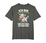 Ich Bin Second Hand Vegetarier Kuh Isst Gras T-Shirt