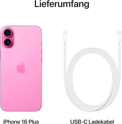Apple iPhone 16 Plus, 256GB, Pink (Generalüberholt) – Ansicht 6