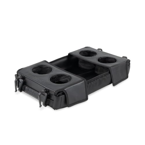 WONDERFOLD Flex Snack Tray for W2 Stroller Wagon with Convertible Cup Holders & Adjustable Sidewalls to Maximize Space, Easy to Install, Easy to Clean