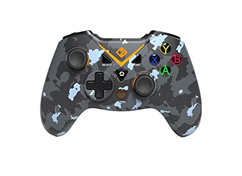 Image of Cosmic Byte C3070W Nebula 2.4G Wireless Gamepad for PC supports Windows XP /7 /8 /10 /11, Sensitive Triggers, Upgraded with USB C Port, Rubberized Texture (Camo Black)