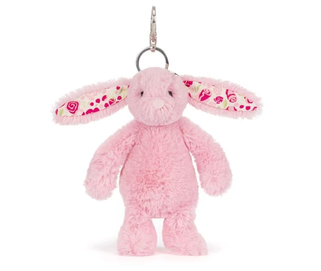 Jellycat Pingente de bolsa de coelho Blushkin Blossom - Exclusivo da China