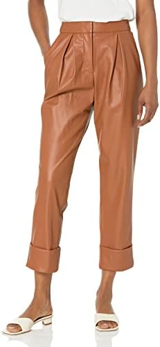 Trina Turk Women’s Vegan Leather Cropped Pants
