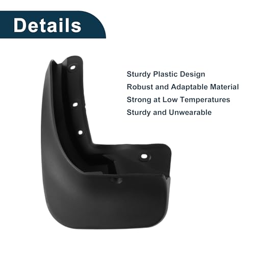 Image of Mud Flaps Splash Guards for Volkswagen Sharan 2008-2020 W /Mount Accessories Mud Guards Front and Rear 1 Set