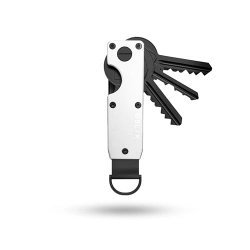 Image of OBLIK Defy Key Organiser | Metallic Key Organiser | Holds Upto 5 Keys | Minimal & Compact Keyholder with Key Ring