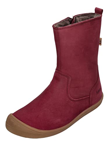 KOEL Barefoot Kinderstiefel Eleanor TEX Lambwool Bordo, Größe:25 EU