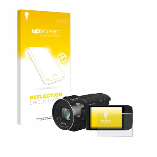 upscreen Anti-Glare Screen Protector Compatible with Panasonic HC-V900 – Protection Film Matte