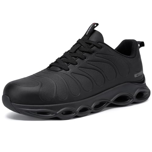 LARNMERN Scarpe Antinfortunistiche Uomo Scarpe Antinfortunistica Moda Traspiranti
