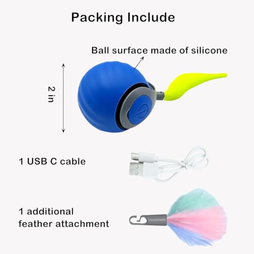 Speedy-Ball-with-Tail-Cat-Toy-Smart-Interactive-Toys-for-Bored-Indoor-Cats-Automatic-Rolling-Ball-20-Enrichment-Turbo-Electric-Self-Moving-Flying-30-Electronic-Rollie-Pet-Chase-Games-Exercise