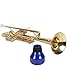 PAMPET ZOE Mini Trumpet Mute, Trumpet Straight Mutes, Lightweight Practice Trumpet Mute Silencer (Blue)