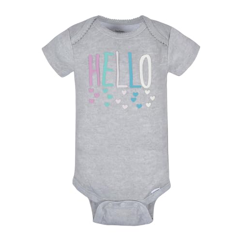Image of Gerber unisex baby 8-pack Short Sleeve Onesies Bodysuits and Toddler T Shirt Set