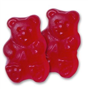 Amazon.com : Gummi Bears 1LB (Rockin Red Raspberry) : Gummy Candy ...