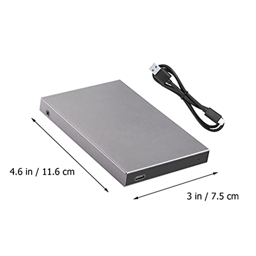 Lurrose Caso Disco Rígido Usb C Caso Disco Rígido Ssd Adaptador Usb C Caso Ssd