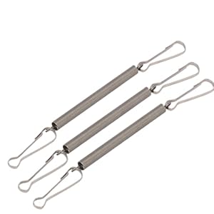 Wzhlcx 10 Stück Spannfedern mit Clips