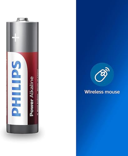 philips pack avantage piles 40 pièces 24x piles aa et 16x piles aaa pile alcaline puissant avec longue durée de vie pour télécommande, radio et plus