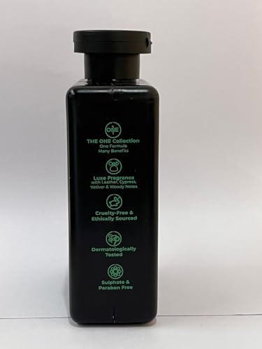 Image of COCKY The One Body Wash for Men 900ml - Deep Cleansing De-Tan Detox & Anti-Acne Shower Gel with Witch Hazel, Salicylic Acid & Charcoal, Gently Exfoliating, Woody & Spicy Luxe Fragrance (Pack of 3)
