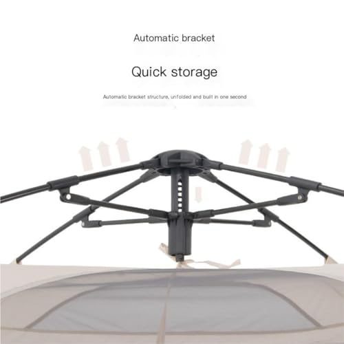 Carpa portátil automática para camping 2 personas miniatura 3