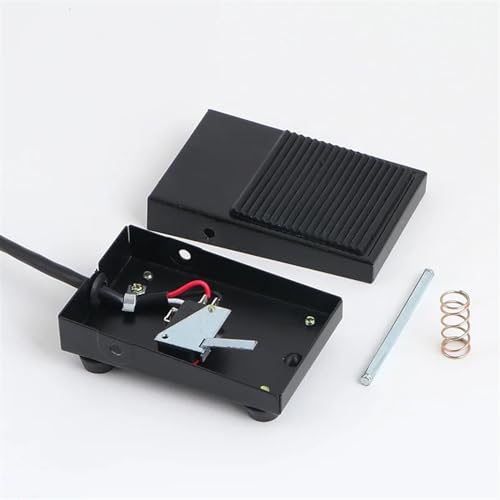 Interruptor de pie TFS-1 pedal de control eléctrico 10A con cable de 1 metro 6
