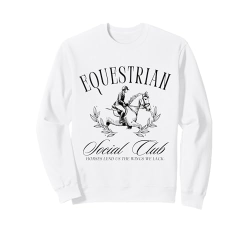 Equestrian Social Club Horse Riding Lover Sweatshirt