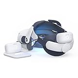 BOBOVR M2 Plus Head Strap Twin Battery Combo,Compatible with Quest 2,Recirculating Power Supply System,Dual Battery Pack + Magnetic Charging Dock