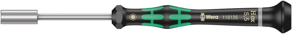 WERA 2069 Micro Precision Nutdriver, 5.5mm Tip Size, 60 mm Length