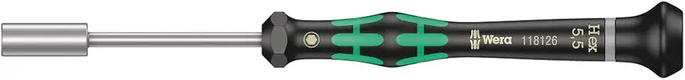 WERA 2069 Micro Precision Nutdriver, 5.5mm Tip Size, 60 mm Length