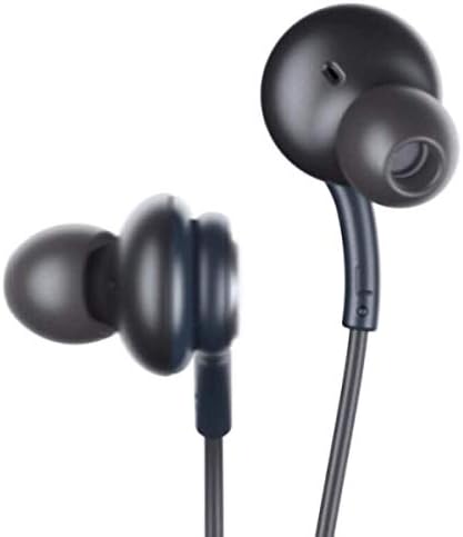 S10+ Ear Buds in Ear Headphones 3.5mm in-Ear Earphone Super Bass Volume Control with Mic Control in-Ear Wire Headset for Samsung Galaxy xiaomi Huawei for iPhone Earphone Cable (Black)