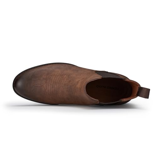 Image of Ferro Aldo Men's Western Boot Collection | Casual & Dress Ankle Boots in Cowboy, Chelsea, & Biker Styles for Men