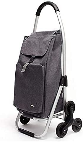 Einkaufstrolley Klappbar Einkaufswagen Aus Aluminiumlegierung, Zusammenklappbar, Tragbarer Einkaufswagen, Lebensmittel…