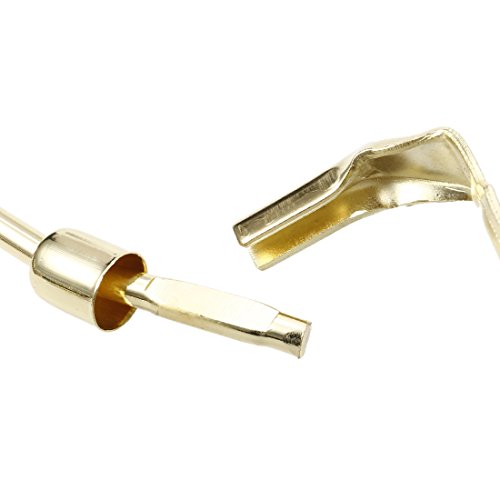 Image of uxcell Lamp Harp Holder 8 Inch Brass for Table and Floor Lamps 2Pcs