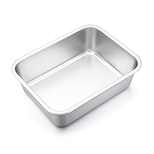 Joyfair Auflaufform, Edelstahl Rechteckig Backform Kuchenform, Ofenform...