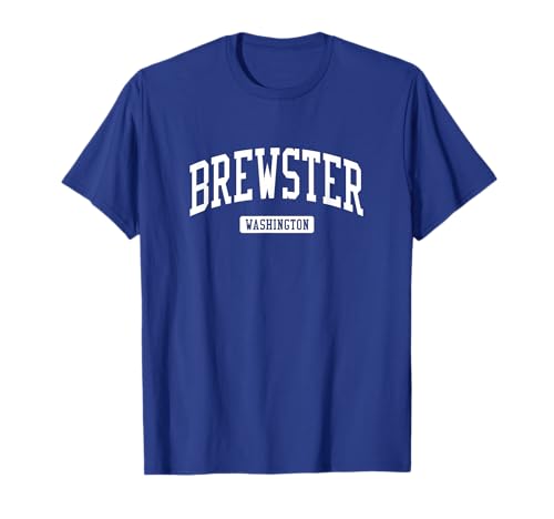 Brewster Washington WA Vintage Athletic Sports Design T-Shirt