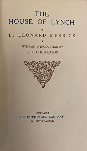 The House of Lynch [Unknown] B001RSDSK8 Book Cover