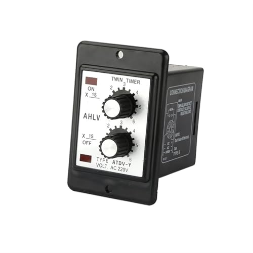 ���߉\�ȃf���A���^�C�������[���s�[�g�T�C�N���^�C�}�[ ATDV-Y ON OFF 3S/6S/12S/30S/60S/3M/6M/12M/30M/60M 220V �c�C���^�C�}�[ �\�P�b�g�x�[�X�t�� 1��(30S 220V)