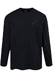 jp performance youtube Bequeme JP1880 Passform JP 1880 Herren große Größen bis 8XL, Langarmshirt, Sweatshirt mit Logo-Stickerei, Basic, Rundhals, Regular Fit, Baumwolle schwarz 5XL 702559 10-5XL