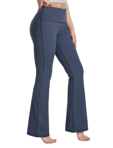 Image of BUBBLELIME 29 inch /31 inch /33 inch /35 inch /37 inch 3 Styles Women's High Waist Bootcut Yoga Pants Basic /Side Pockets Tummy Control Workout Flared