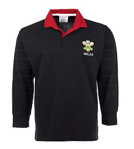 Activewear - Maglia da rugby in stile retrò, a