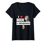 Photo Gallery donna i love beer and groundhogs day woodchuck divertente bere maglietta con collo a v Photo Gallery donna i love beer and groundhogs day woodchuck divertente bere maglietta con collo a v