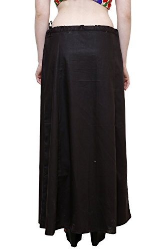 Image of Pistaa's combo of Women's Cotton Best Plain Solid Indian Readymade Inskirt Saree petticoats